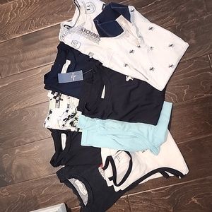 9 Abercrombie Kids Boys Shirts Size 7/8 some new and some slightly worn